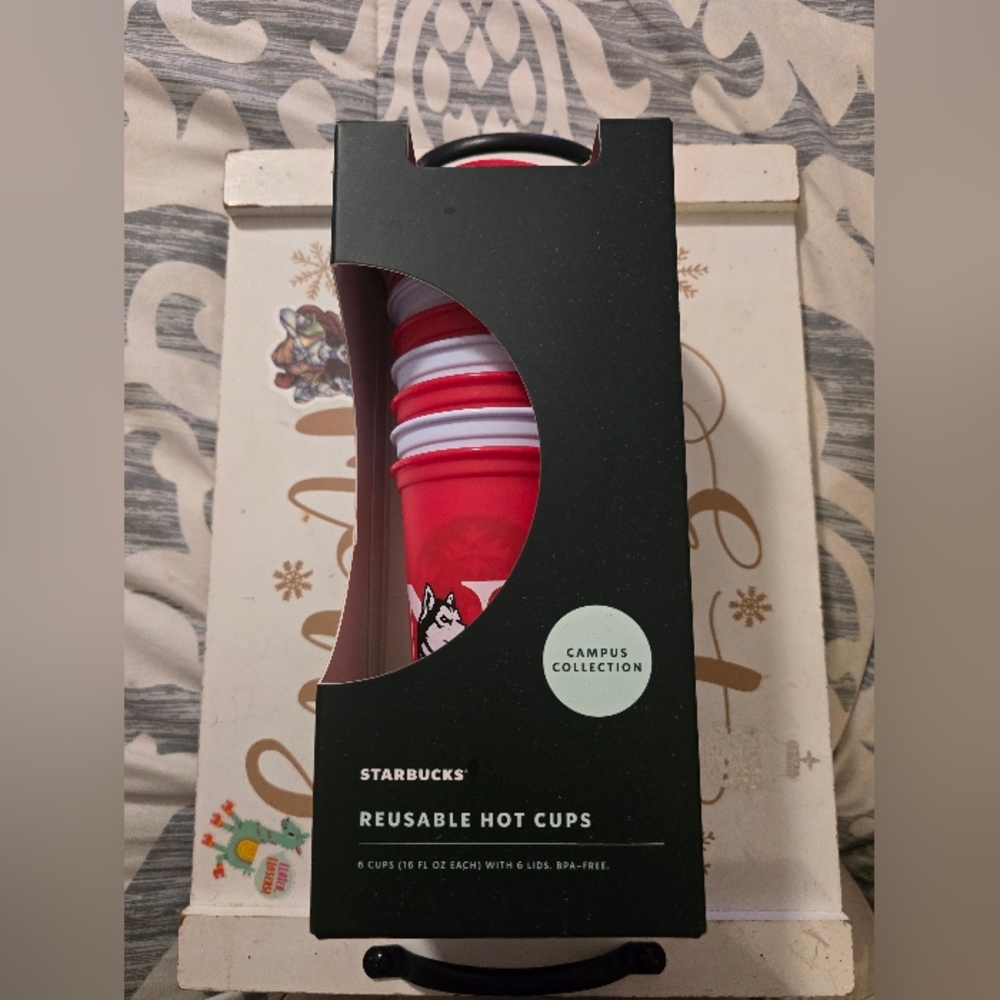 Starbucks Reusable Travel Cups W/Lids~